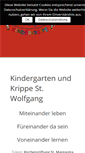 Mobile Screenshot of kindergarten.mamming.de