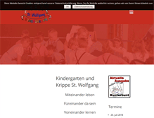 Tablet Screenshot of kindergarten.mamming.de