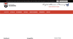 Desktop Screenshot of mamming.de